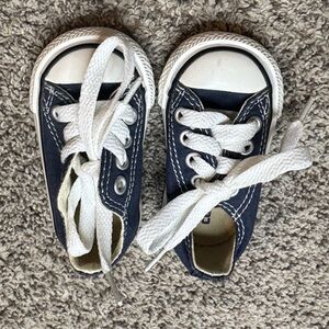 Converse - Navy Blue Baby Boy Chucks